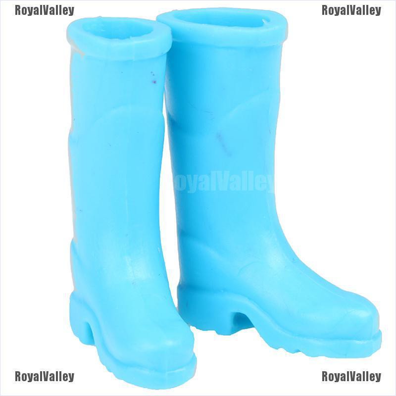 Giày Bốt Đi Mưa Mini Cho Nhà Búp Bê Tỉ Lệ 1: 12