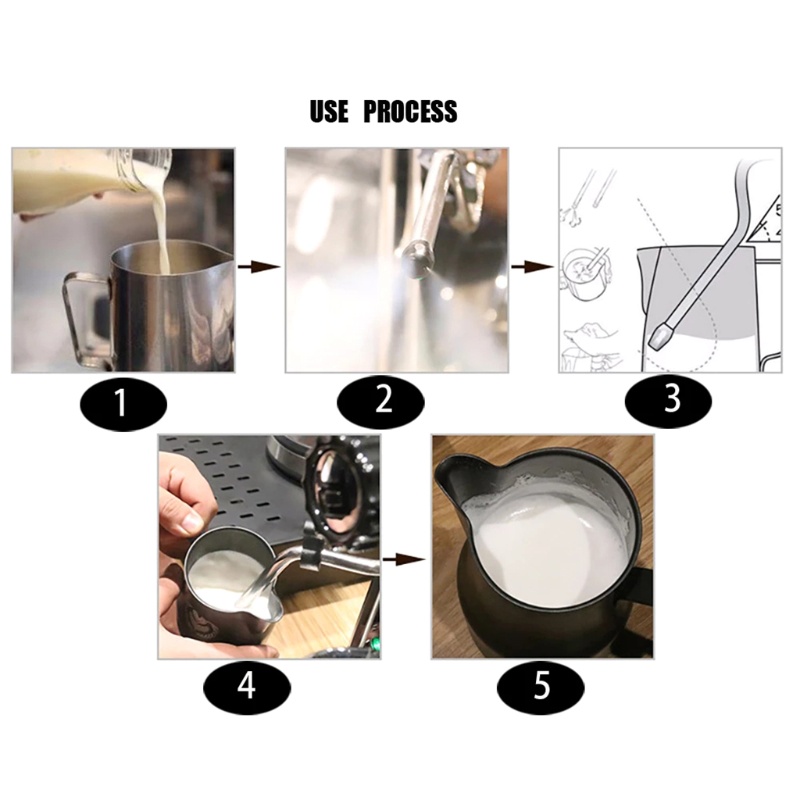 Vòi phun bọt sữa/ cà phê bằng thép không gỉ thông dụng cho pWelhome / Barista Rocket / EXPOBAR