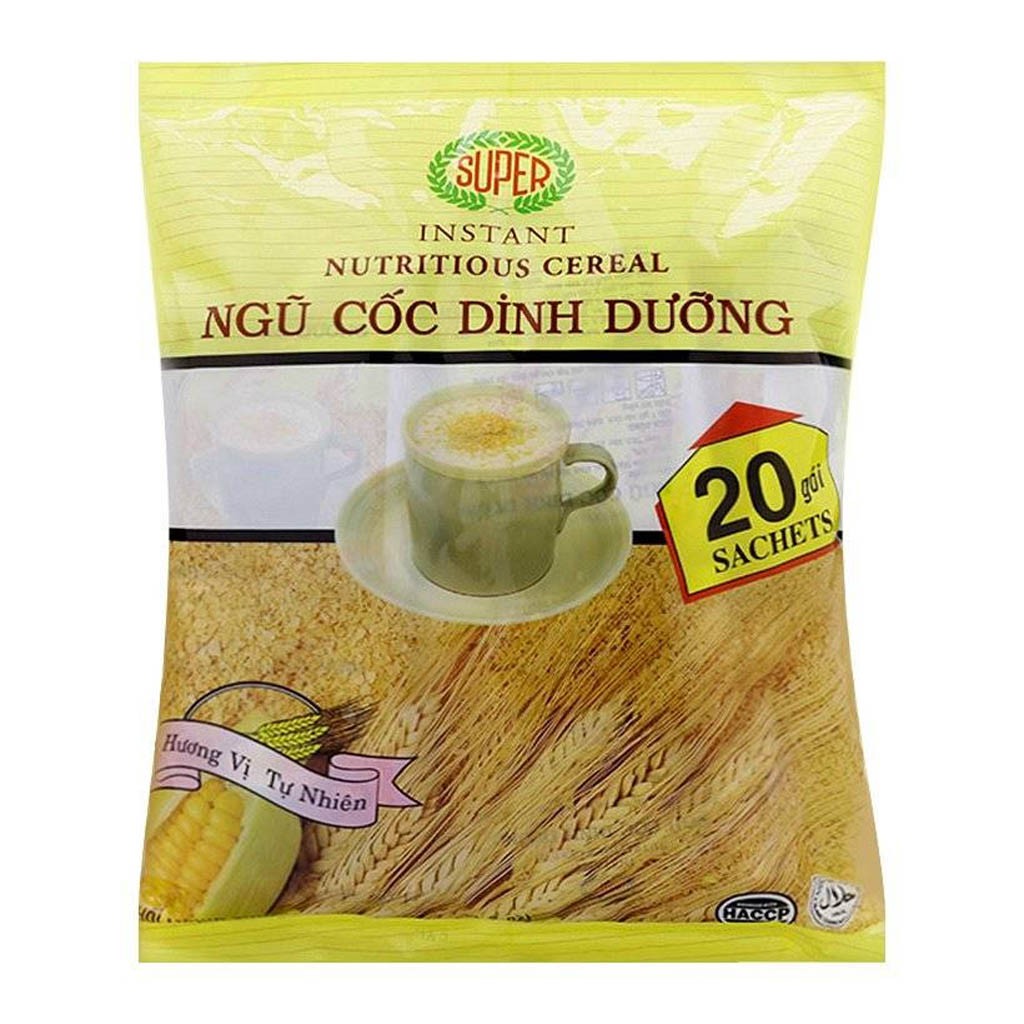 [CHÍNH HÃNG] Ngũ Cốc Dinh Dưỡng Super Hương Vị Tự Nhiên Túi 450g (20 gói x 30g)