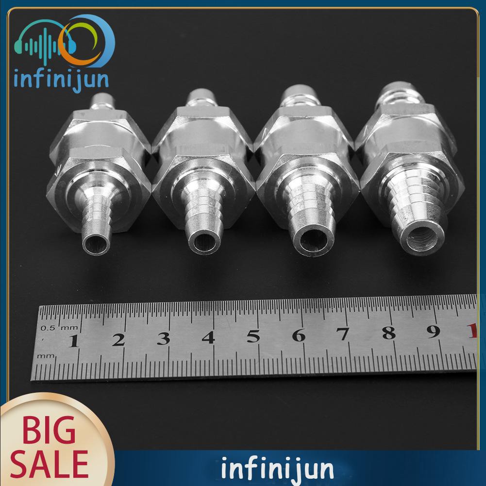 Van kiểm tra nhiên liệu một chiều không quay lại bằng hợp kim nhôm 6/ 8/ 10/ 12mm