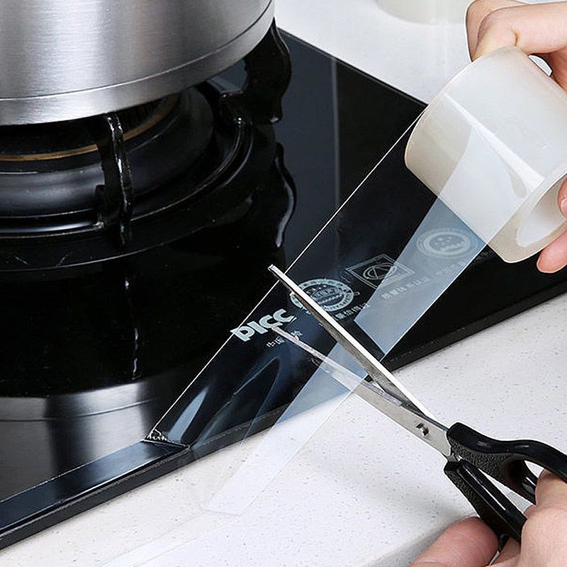 Miếng Dán Trong Suốt Chống Nước Chống Nấm Mốc Chống Dầu Cho Bồn Rửa Nhà Bếp Nhà Tắm