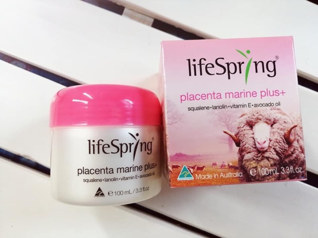 [ Mẫu mới ] Kem dưỡng da nhau thai cừu Life spring LifeSpring Lanolin