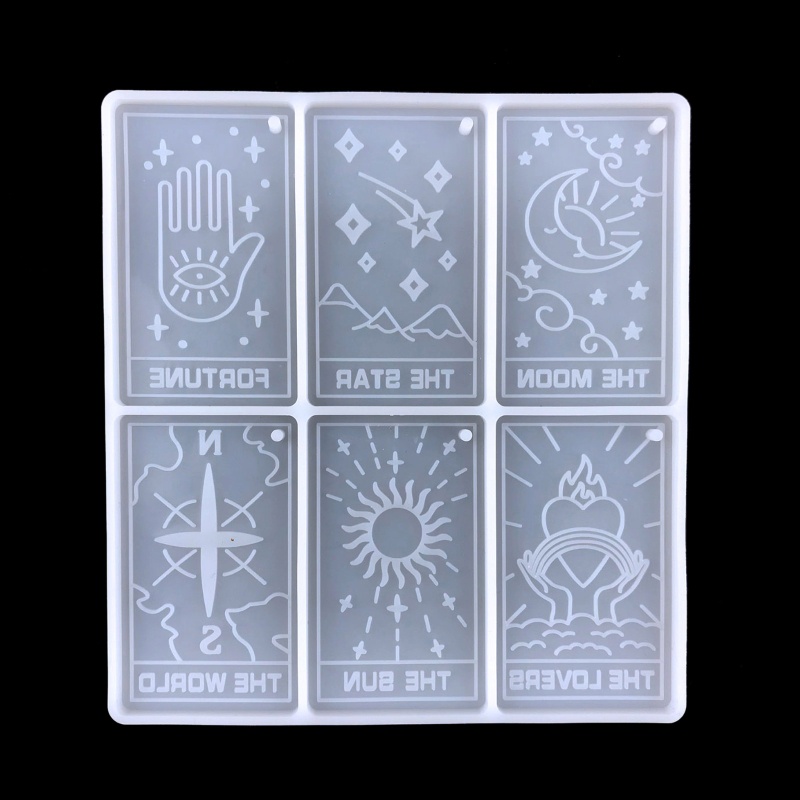 Sa Khuôn Silicon Làm Thẻ Bài Tarot Trang Sức DIY