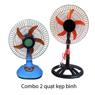 Combo 2 quạt kẹp bình 12V-gofan-hàng sãn kho HCM