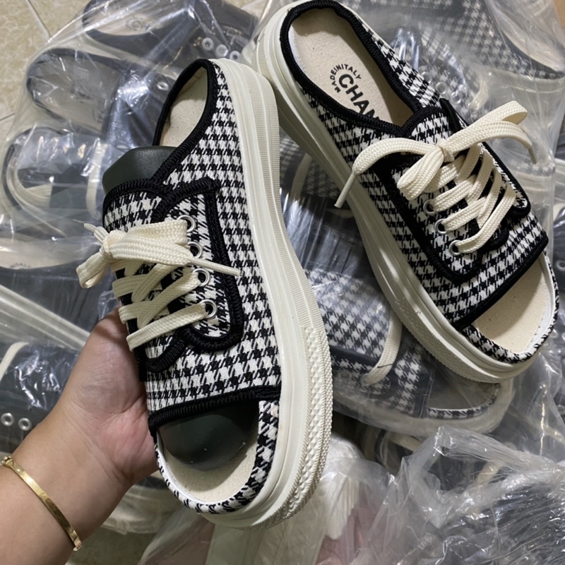 Giầy sục caro đi nhẹ êm hàng Fullbox