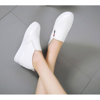 Giày tăng chiều cao nữ - Giày slip on độn đế 6 phân - GĐ30