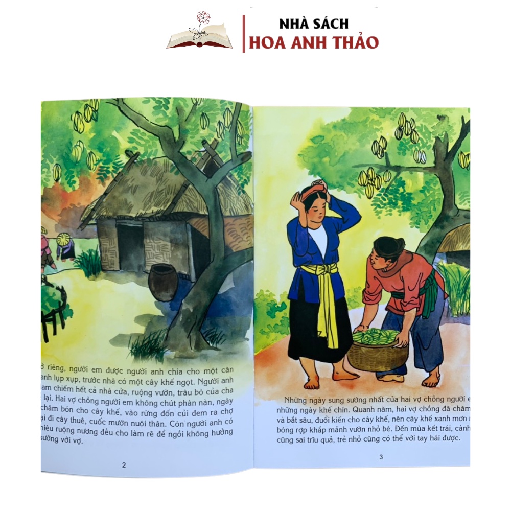 Sách - Truyện cổ tích Việt Nam đọc cho bé trước giờ đi ngủ phát triển tư duy ngôn ngữ nuôi dưỡng tính cách cho bé