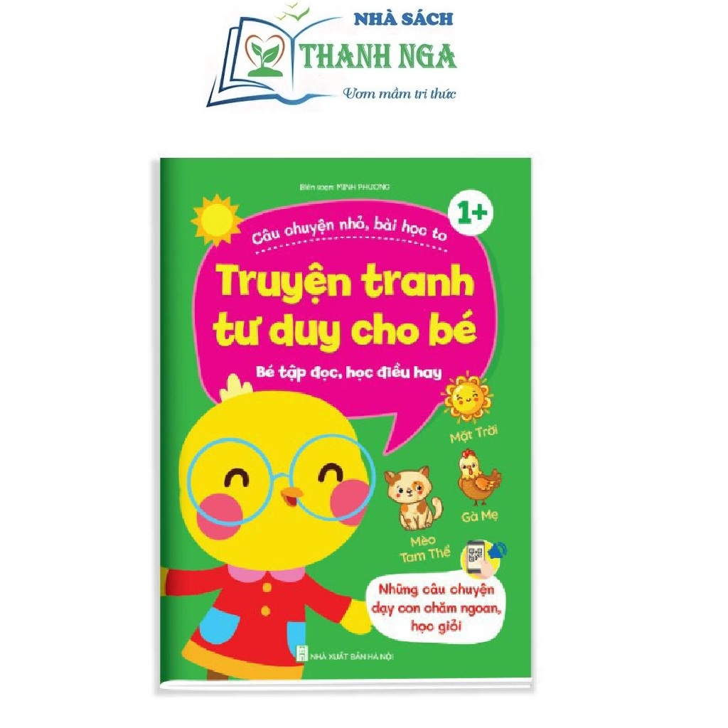 Sách - Truyện Tranh Tư Duy Cho Bé - Bé tập đọc, học điều hay - Bộ 8 cuốn có File âm thanh nghe đọc kể chuyện