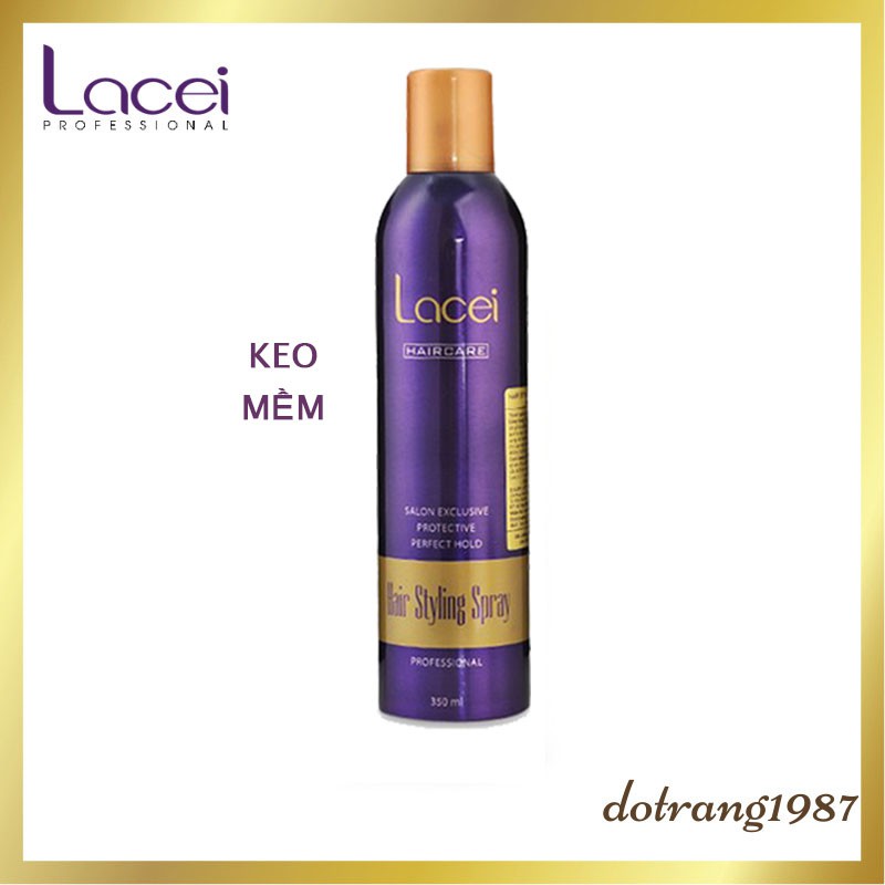Keo Xịt Tóc Lacei Hair Styling Spray (Keo Mềm) 350ml