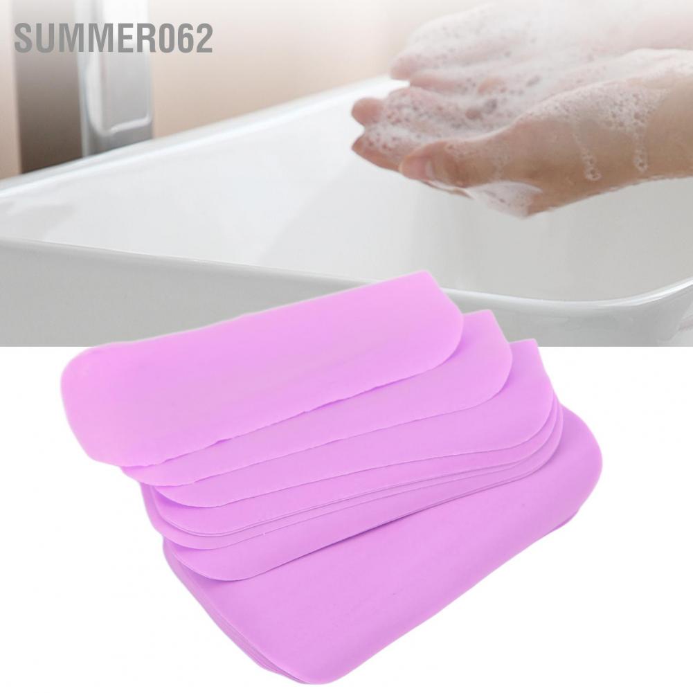 Summer062 Soap Slice Sheets Portable Disposable Travel Washing for Hiking Camping Business Trip