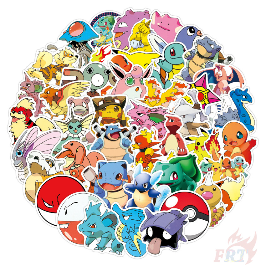 ❉ Pokemon Go - Series 05 Kawaii Pocket Monster Stickers ❉ 50Pcs/Set Anime Cartoon TV Shows DIY Fashion Luggage Laptop Skateboard Decals Doodle Stickers