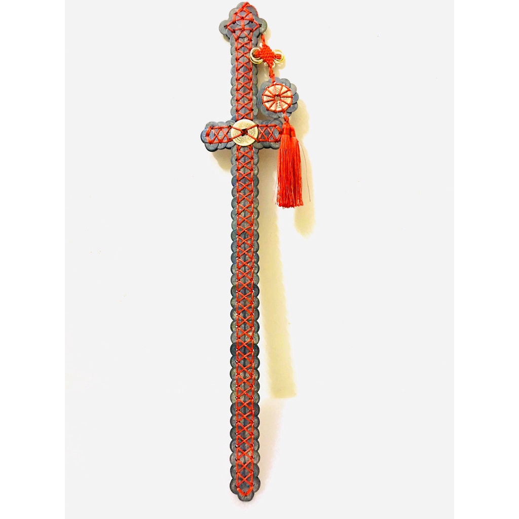 Thất tinh kim tiền bằng đồng dài 75cm