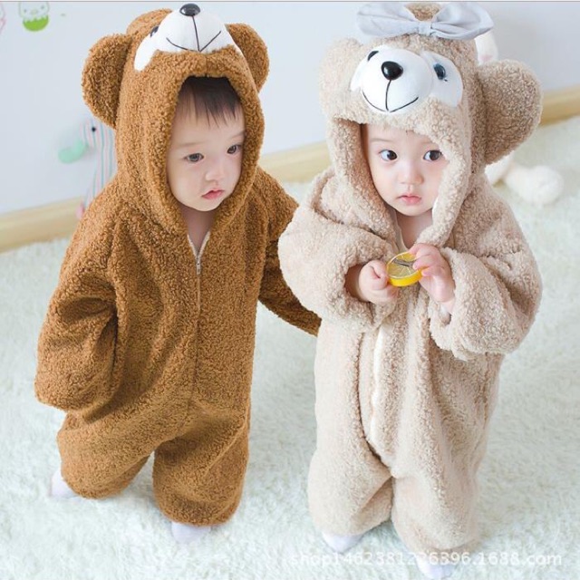 body gấu lông xù