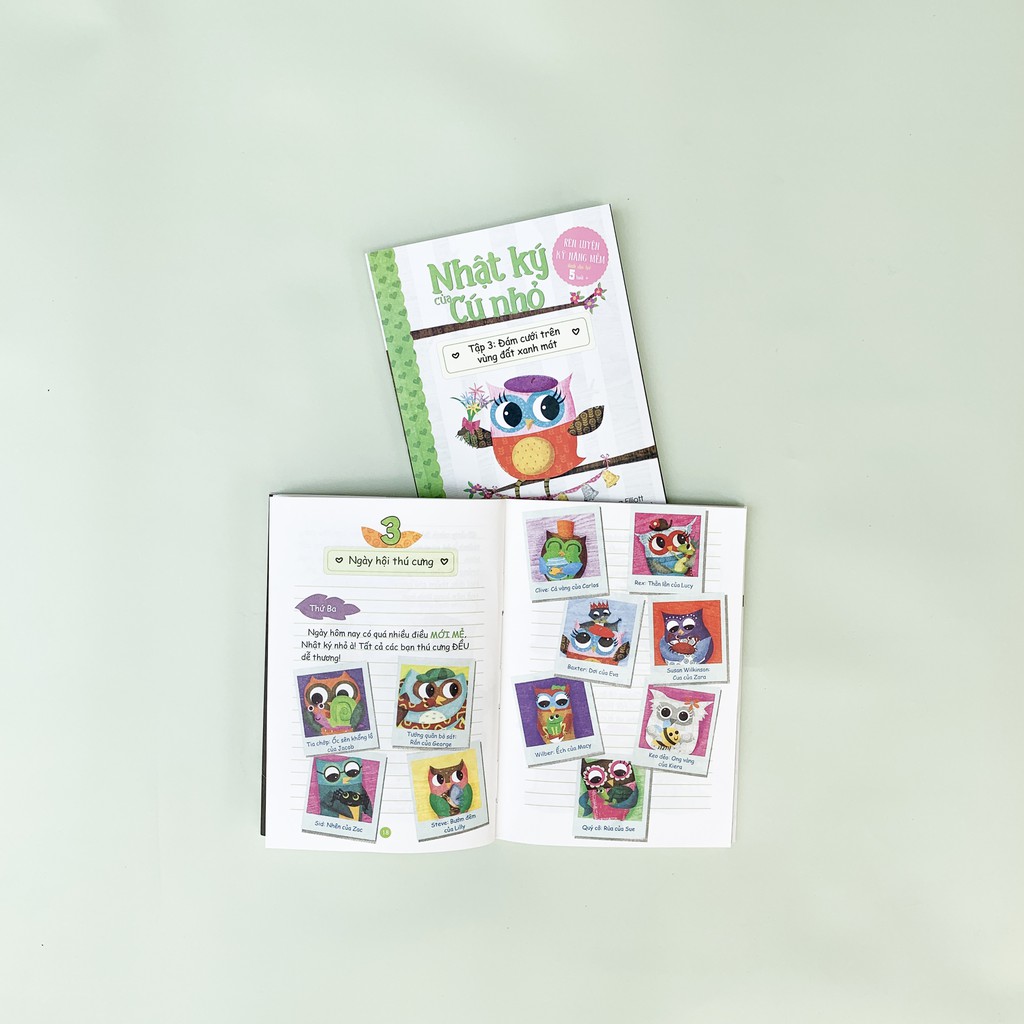 Sách - Bộ 6 cuốn Nhật Ký Của Cú Nhỏ - Kỹ năng mềm - Crabit Kidbooks