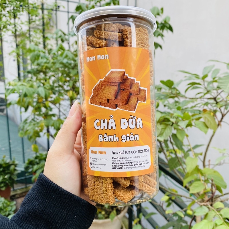 CHẢ DỪA 350gr MonMon Food - đồ ăn vặt Hà Nội