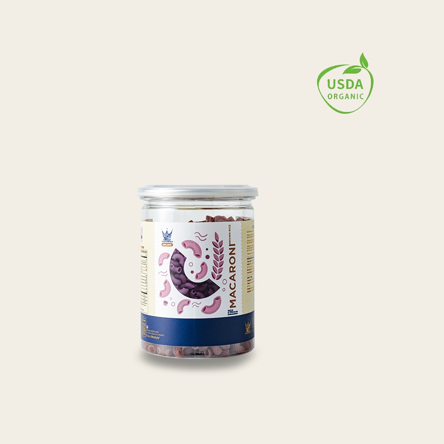 Nui Gạo Lứt VUA YẾN MẠCH Ăn kiêng Hữu cơ Organic Healthy food 250gr