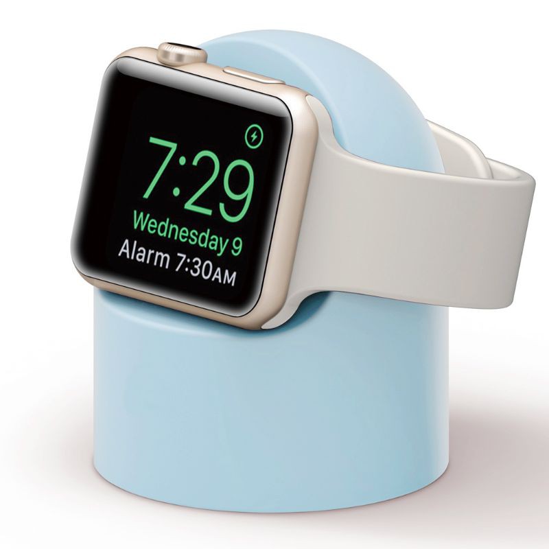 Đế Sạc Bằng Silicone Cho Đồng Hồ Apple Watch Series 4 / 3 / 2 / 1 (44Mm / 42mm / 40mm / 38mm)