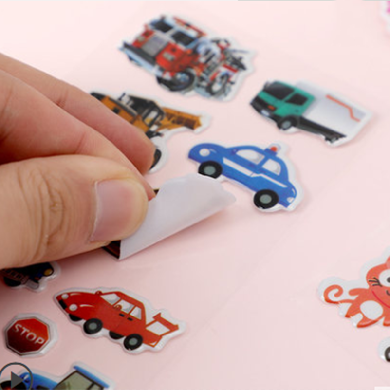 Miếng dán trang trí họa tiết hoạt hình 3D tùy chọn xinh xắn chống thấm nước