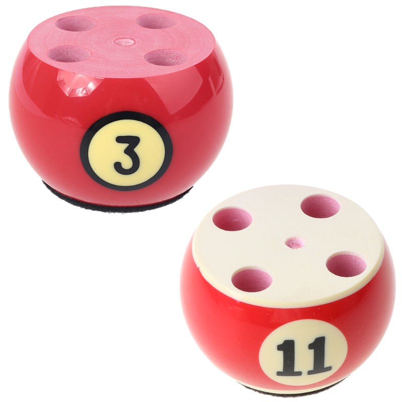 RAN Resin Billiard Ball Pen Holder Office Supplies Funny Table Decoration Pencil Rack Desk Organizer