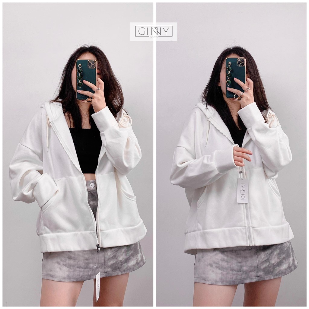 Áo khoác thun Mira | Áo khoác thun áo nỉ GinStore | BigBuy360 - bigbuy360.vn