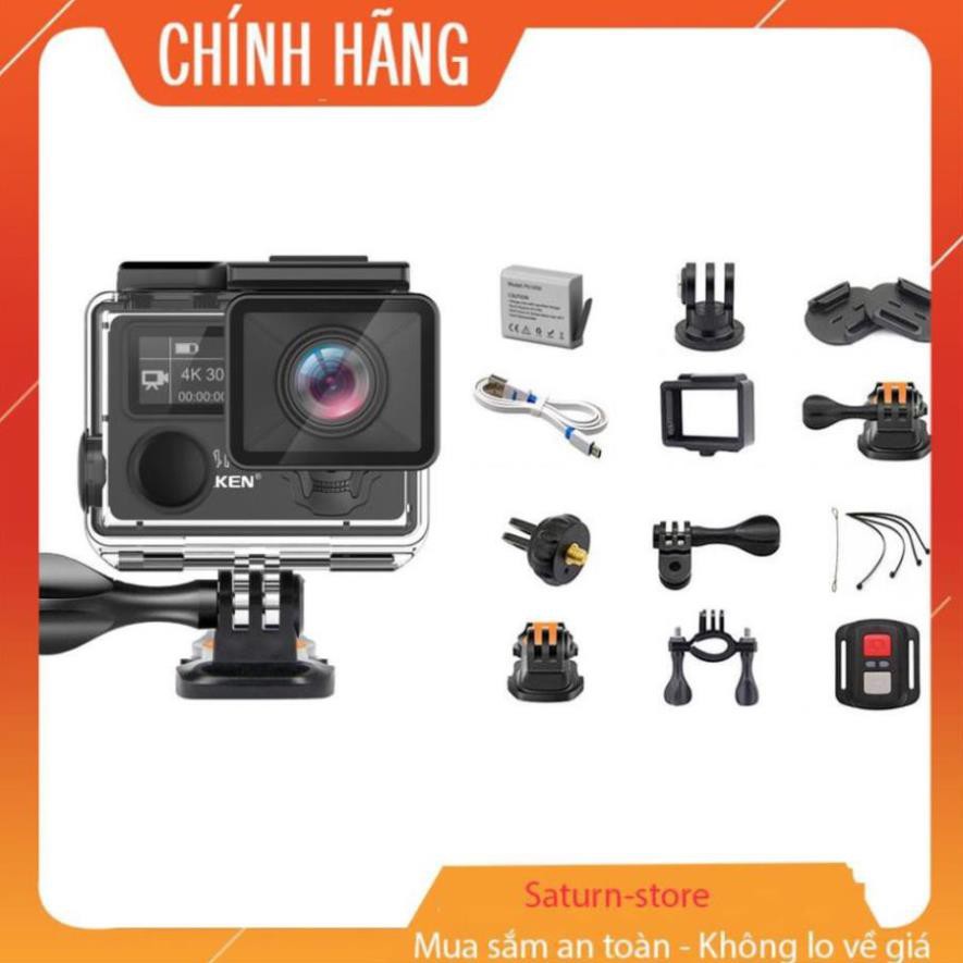 Camera hành trình Eken Ultra HD Wifi quay video 4K tặng đầy đủ bộ phụ kiện sports lắp đặt trên cả ô tô xe máy chính hãng