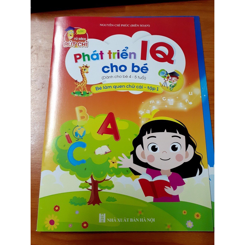 Sách - Tập Tô Phát Triển IQ Dành Cho Bé 4-5 Tuổi (Bộ 8 Quyển)