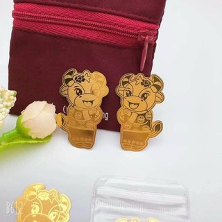 Miếng dán điện thoại CHÚ TRÂU THẦN TÀI CHIÊU TÀI - HÚT LỘC