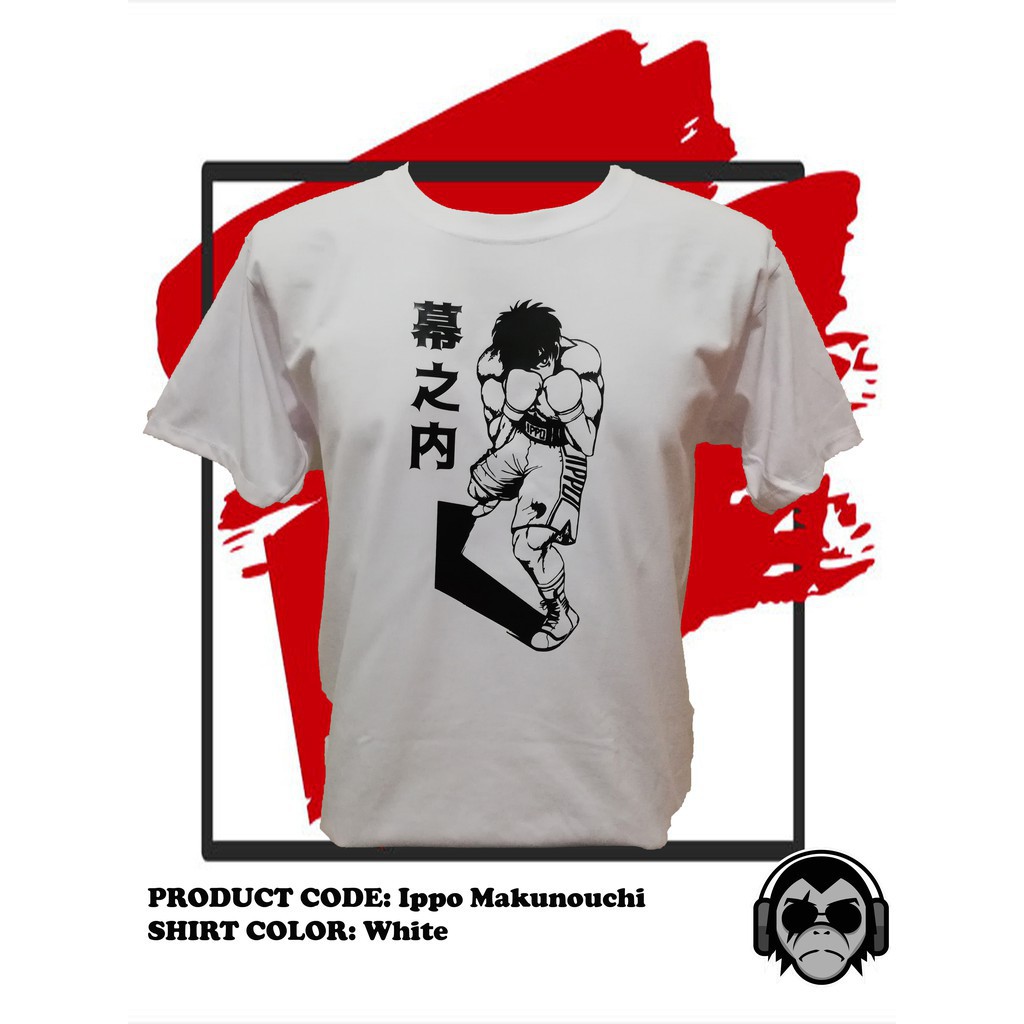 Áo thun IPPO MAKUNOUCHI knock out anime inspired shirt unisex đẹp