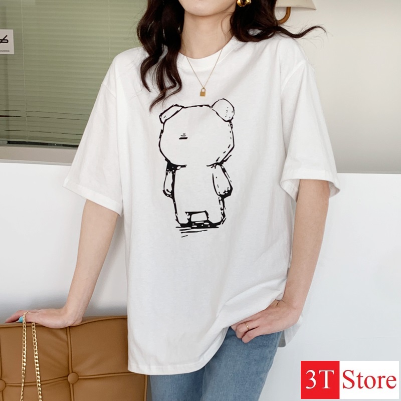 [Video + Ảnh Thật] Áo Thun Tay Lỡ Freesize Unisex HotTrend Tay Lỡ Form Rộng, hợp với cả Nam & Nữ | BigBuy360 - bigbuy360.vn