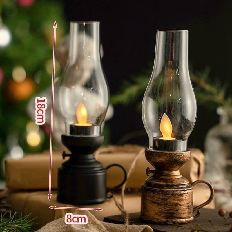 Đèn led trang trí đèn dầu điện tử hoạt động bằng pin