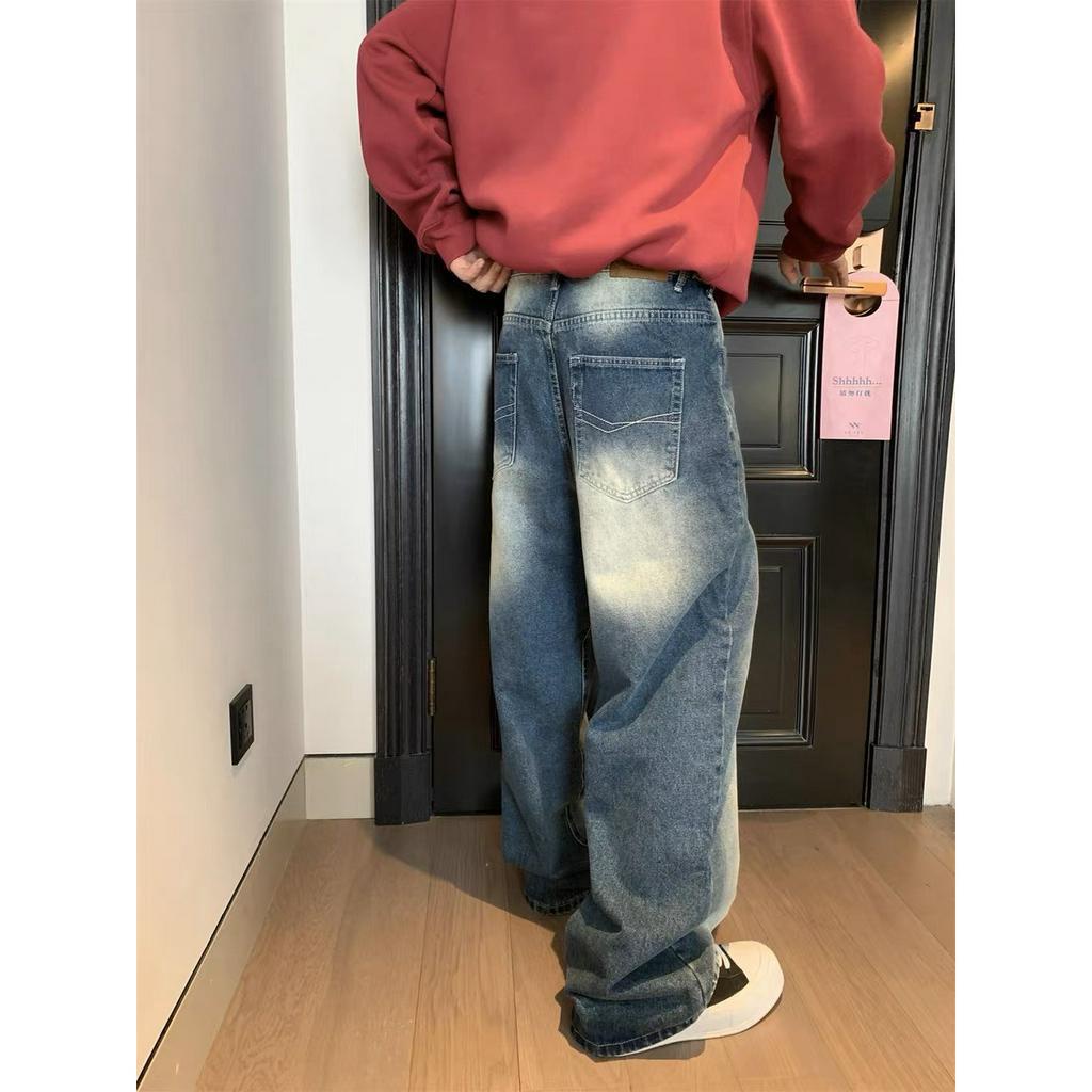 Quần Jean Ống Rộng Nam Nữ Unisex WASH 3 Màu Hàng Cao Cấp JS05 | BigBuy360 - bigbuy360.vn