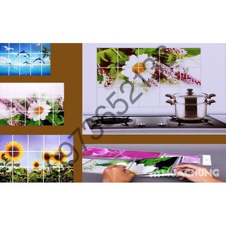 Giấy dán tường nhà bếp cách nhiệt cỡ lớn 60x90cm