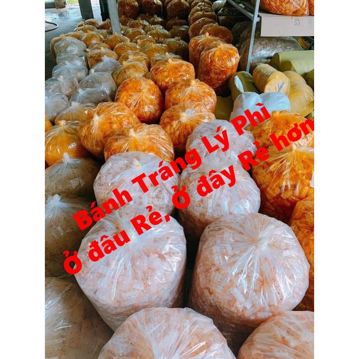 1kg bánh tráng thập cẩm tôm miếng vuông