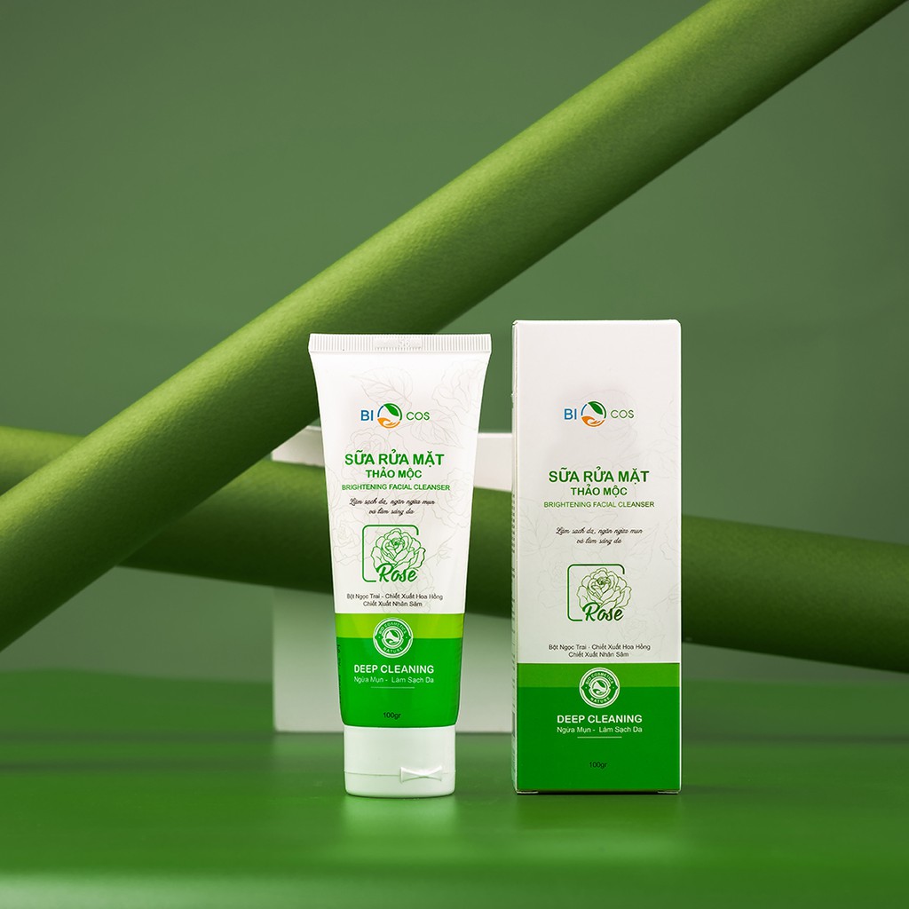 Sữa Rửa Mặt Dành Cho Da Dầu BIO COSMETICS Làm Sạch Và Sáng Da, Ngăn Ngừa Mụn 100g.