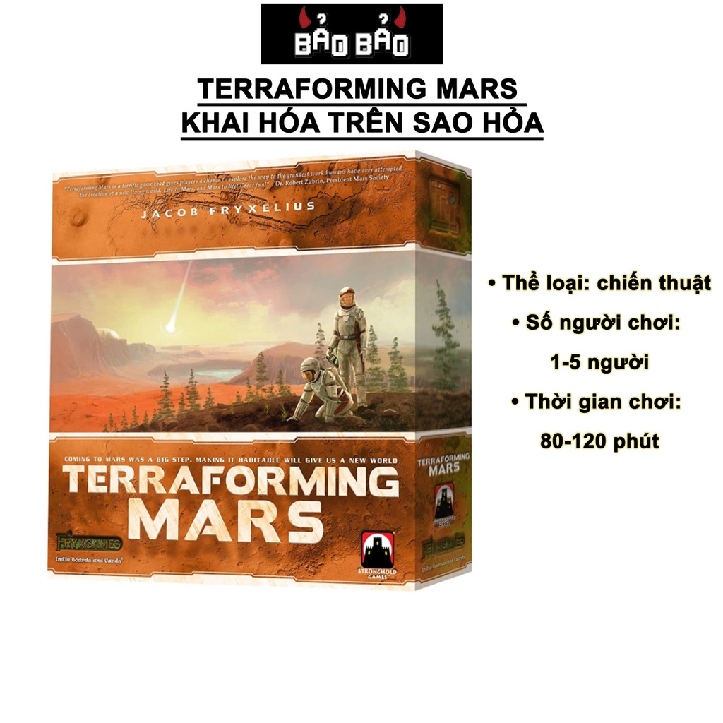 Bộ trò chơi boardgame TERRAFORMING MARS, phiên bản tiếng Anh