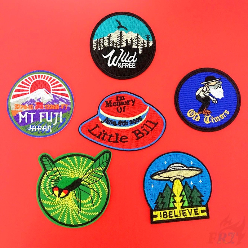 ☸ VSCO ：Wild Free / Travelling Patch ☸ 1Pc Diy Sew on Iron on Patch