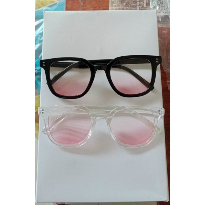Mắt kính má hồng thời trang cho nữ