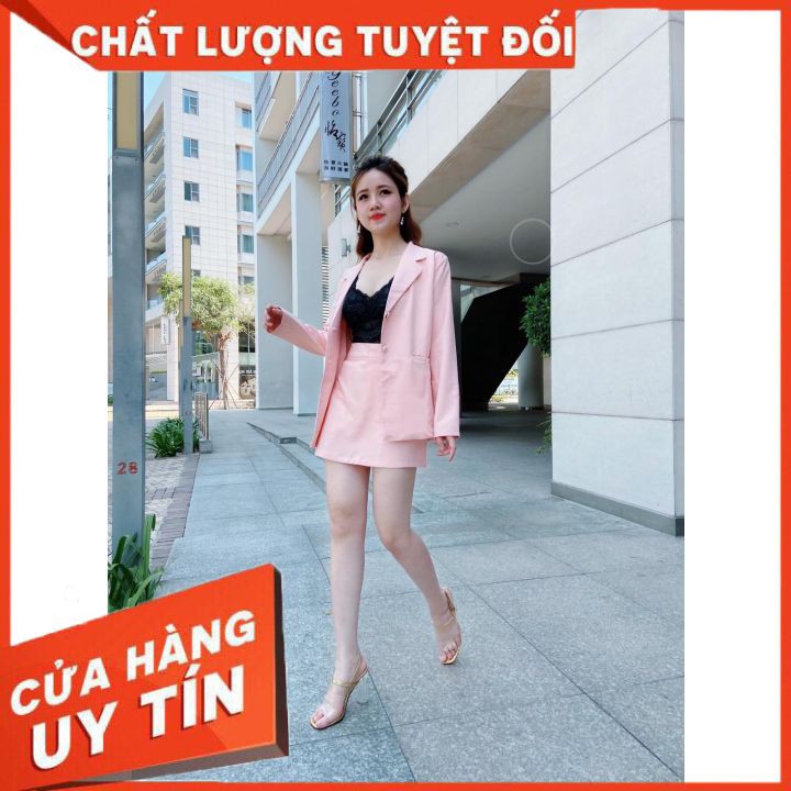 Set áo blazer chân váy, set vest hàng thiết kế, may kĩ, chất lượng cao, có nhiều màu, giá gốc xưởng may. | BigBuy360 - bigbuy360.vn