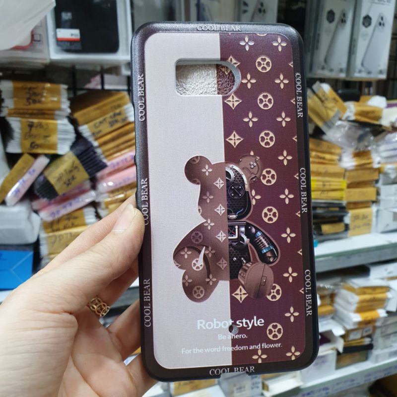 Ốp lưng dẻo cho điện thoại HTC U11 in hình gấu
