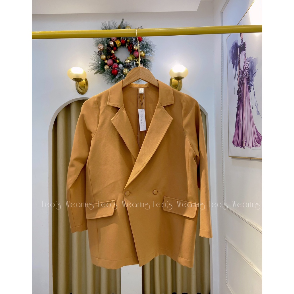Áo blazer nữ tay dài LEOSWEARING phong cách công sở A02