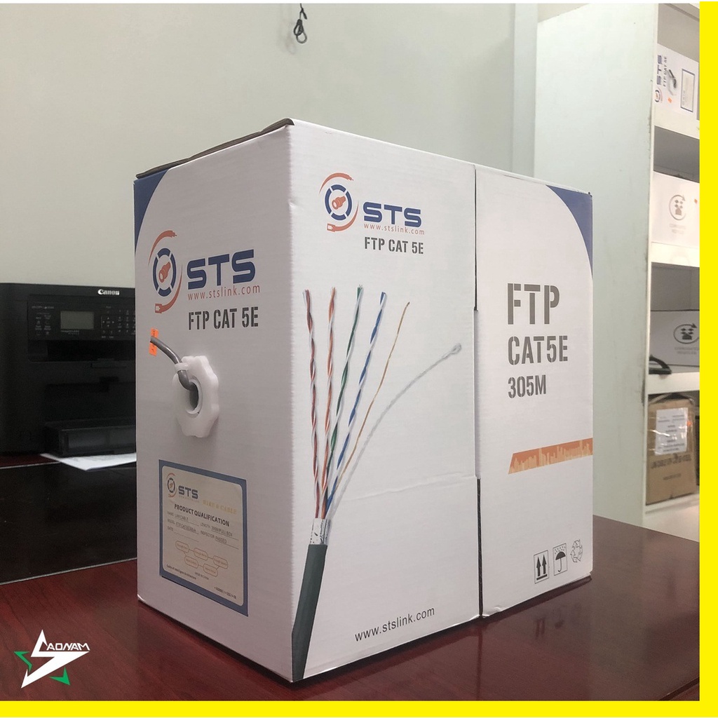 CÁP MẠNG STS CAT5E UTP - Cáp mạng CAT5e – UPT  – Cuộn 305m - CÁP MẠNG STS CAT5