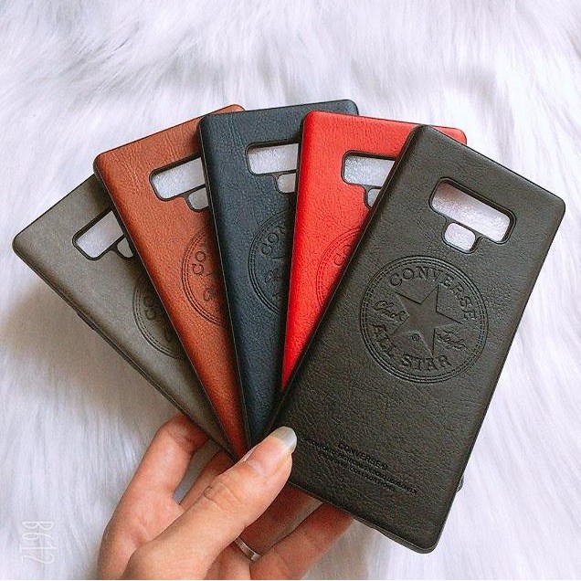 Samsung Galaxy Note 9 Ốp lưng giả da tpu Converse Chất Da Mịn Ảnh Thật 100% Mới