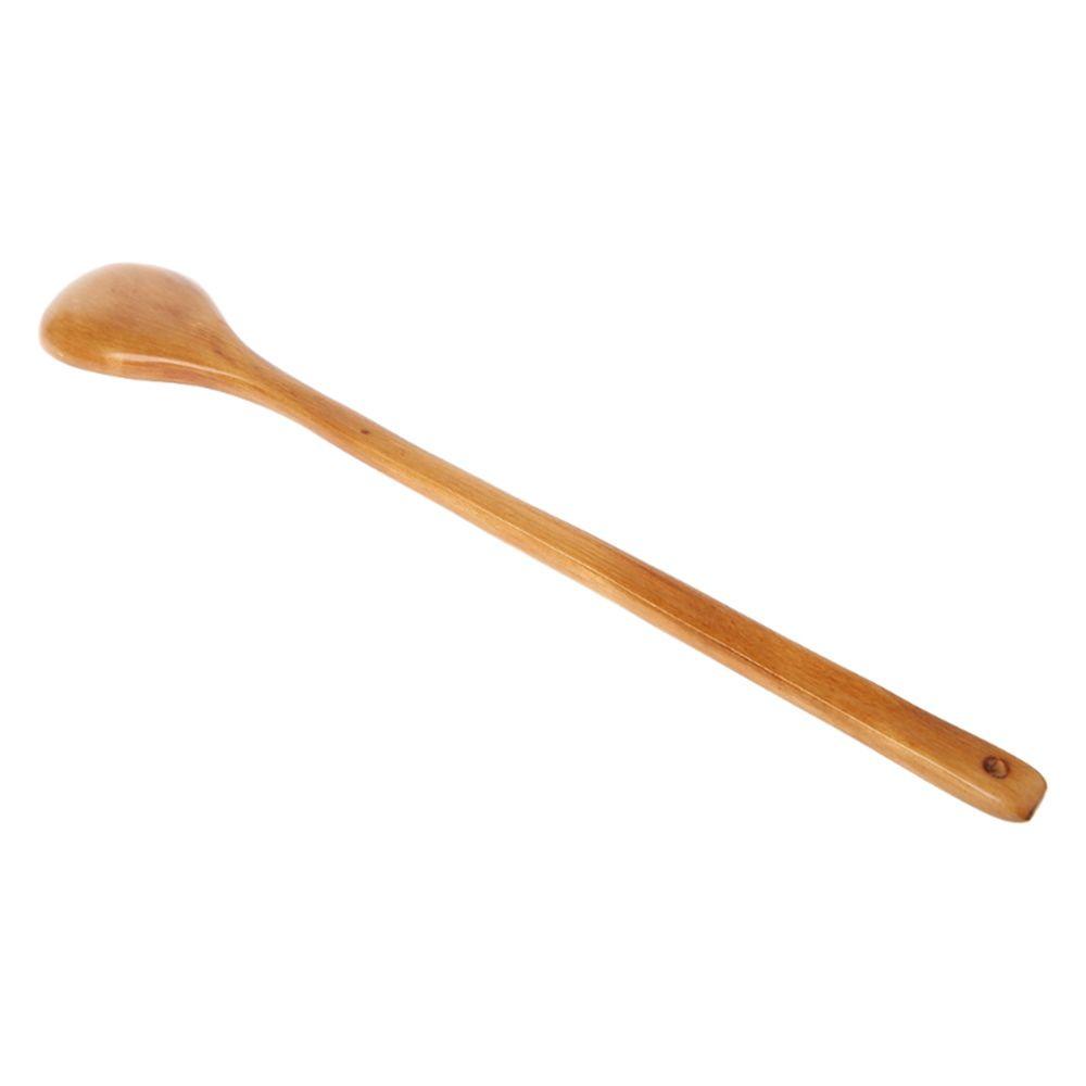 Muỗng Gỗ Tre Cán Dài Tiện Dụng Cho Trẻ Em