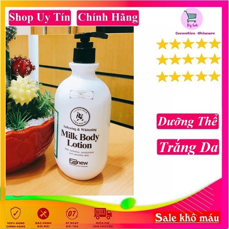 CÓ VIDEO THẬT- Dưỡng thể BENEW Whitening Body Lotion Hàn quốc 450ml/ Chai giúp trắng da , chống nắng và dưỡng ẩm body