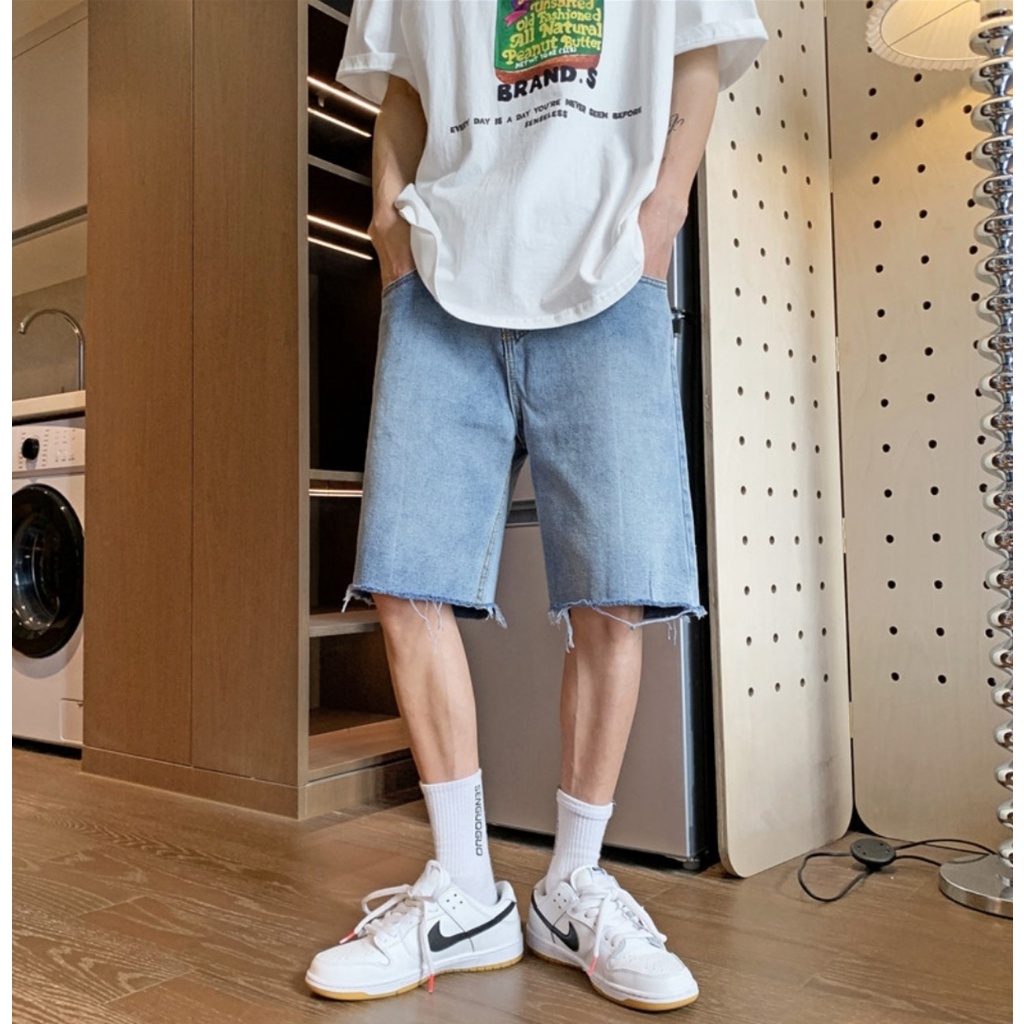 Quần Short Jean Nam Dáng Baggy Đẹp Cao Cấp Hàng Chuẩn Shop