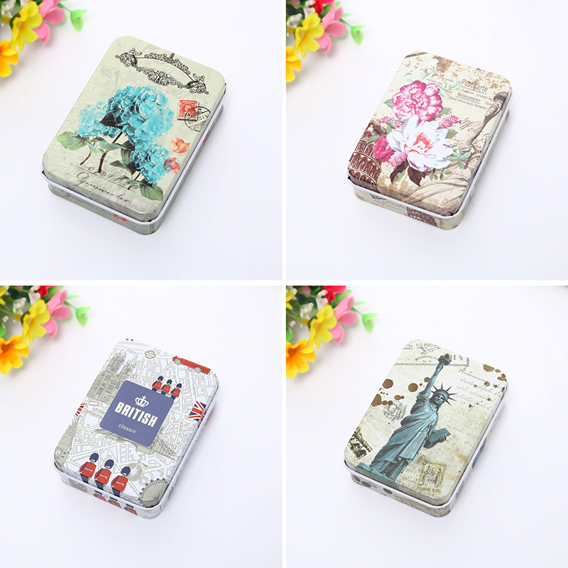 Hộp Thiếc Đựng Trang Sức / Kẹo In Hoạt Hình Dễ Thương