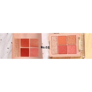 Phấn mắt 5 ô Sivanna Color Peach Pro Eyeshadow