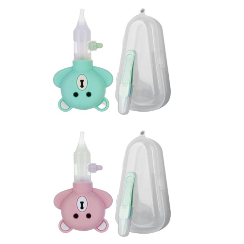 [Thấu Hiểu Lòng Mẹ] Dụng Cụ Hút Mũi An Toàn Cho Bé Silicon Hình Gấu Tiện Lợi Cho Bé