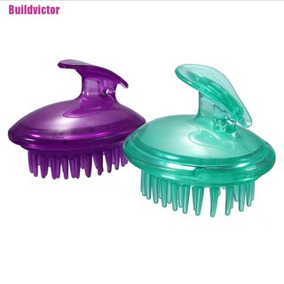 (hàng Mới Về) Bàn Chải Massage Gội Đầu Bằng Silicon Tiện Dụng