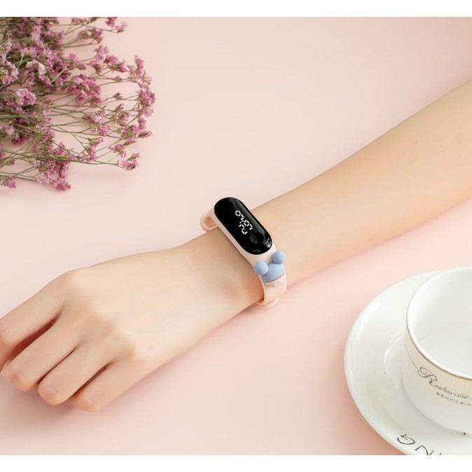 Kegllect Đồng Hồ Điện Tử Chống Thấm Nước Có Đèn LED Hoạt Hình